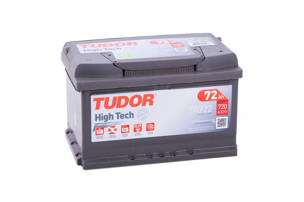 Аккумулятор Tudor High Tech TA722 72 А/ч 720A